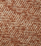 The House of Lyria Vitim jute, mohair, and wool-blend cushion