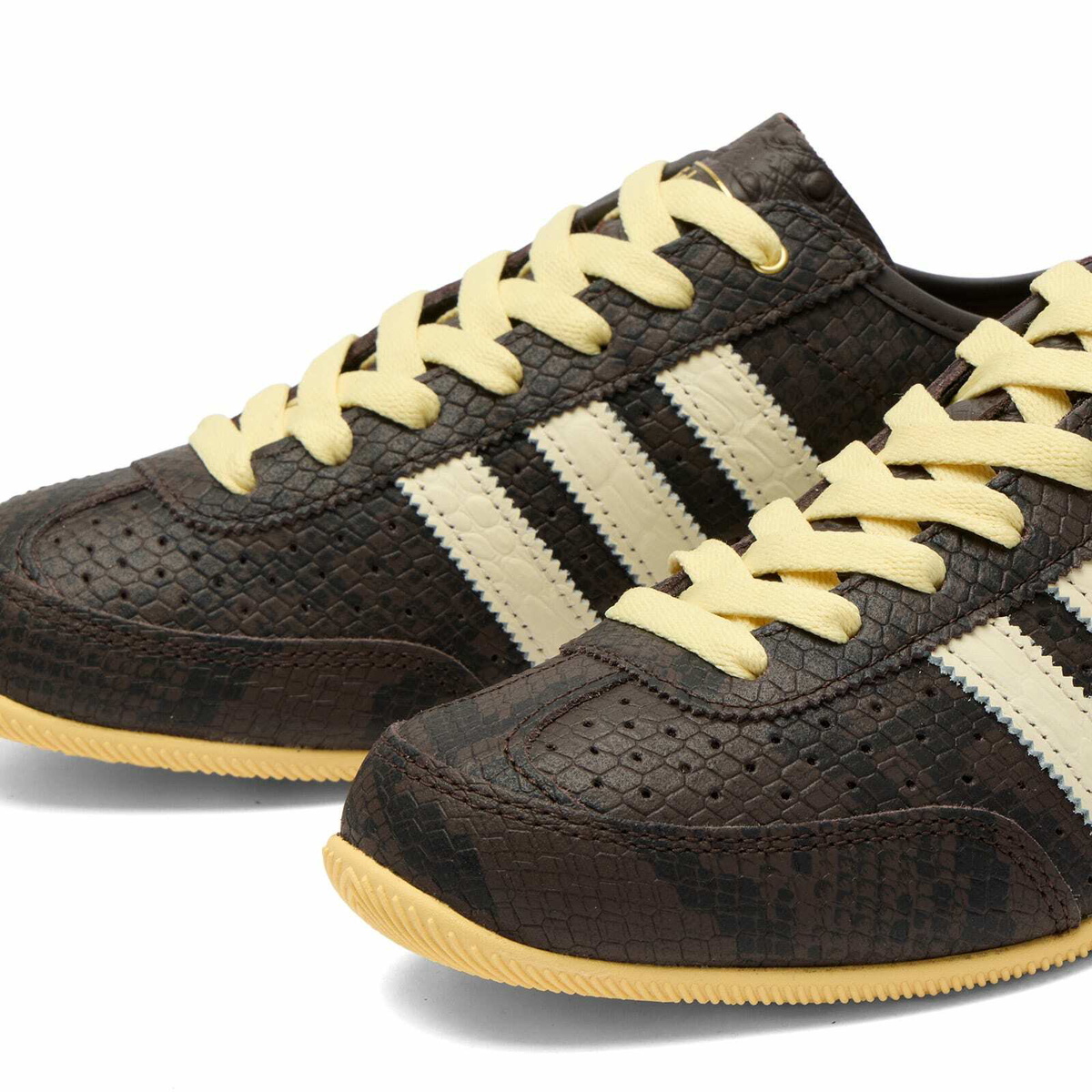 Adidas Women's Japan Decon Sneaker in Aurora Coffee/Cream White/Orange Tint