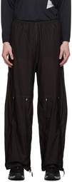 and wander Black UL Track Pants