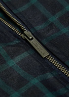 Les Deux Como Coach Checked Twill Jacket Navy