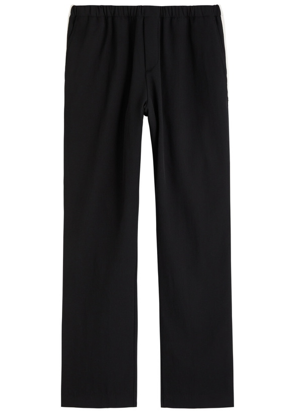 Photo: Wales Bonner Tempo Wool Sweatpants Black