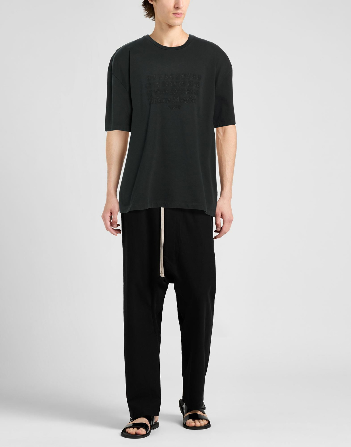 Maison Margiela Mens T-shirt in Black