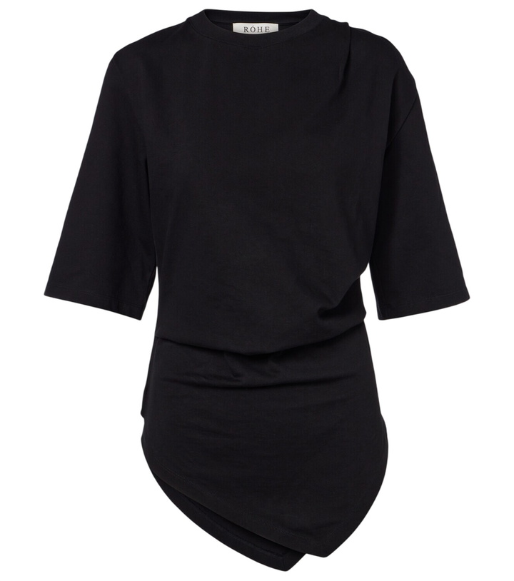 Photo: Róhe Gathered cotton T-shirt