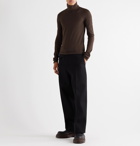 Bottega Veneta - Knitted Rollneck Sweater - Brown