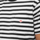 Danton Men's Stripe Pocket T-Shirt in Black/White