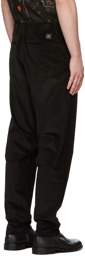 PS by Paul Smith Black Corduroy Double Pocket Trousers