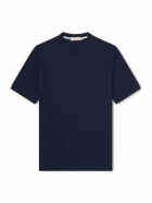 Canali - Cotton-Piqué T-Shirt - Blue