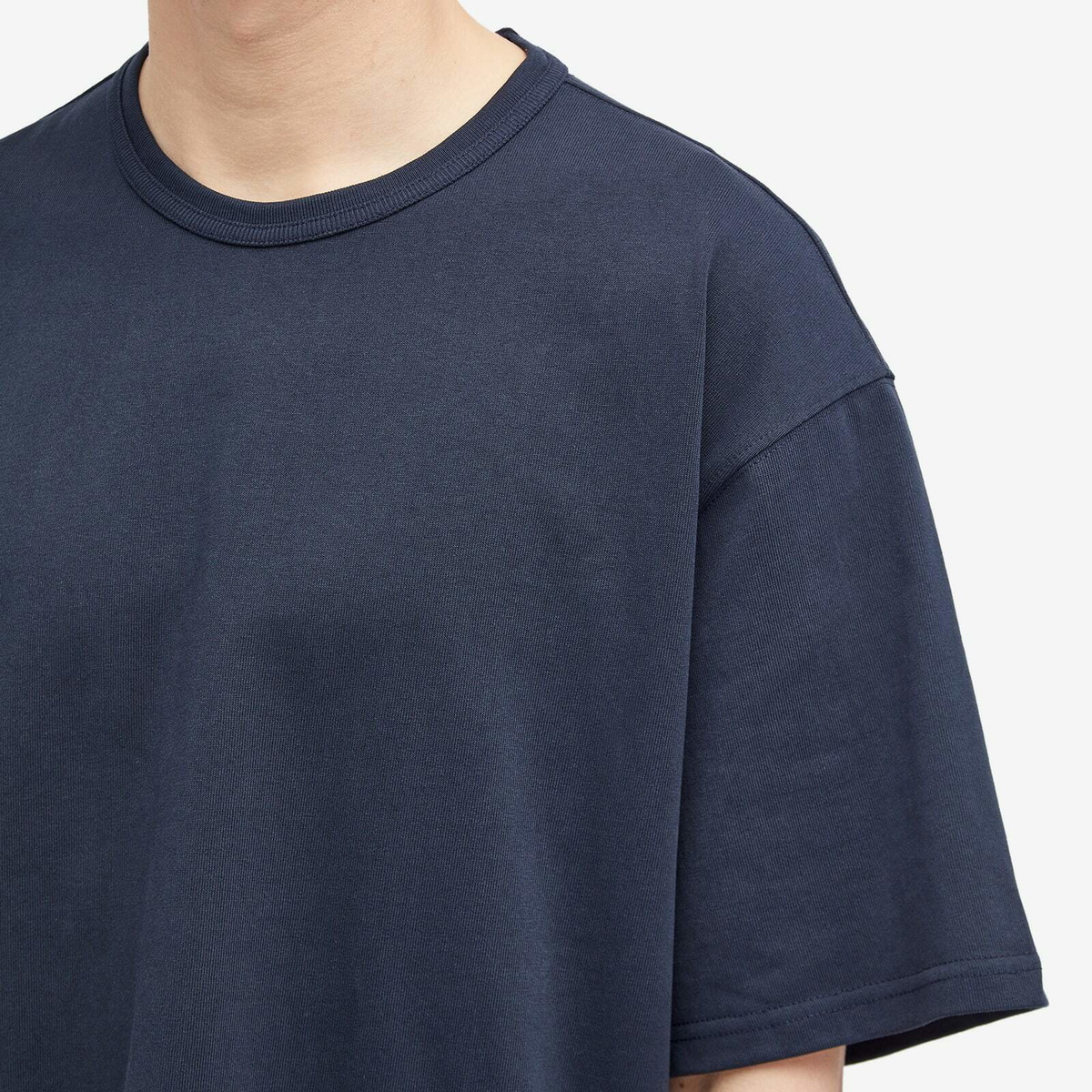 FrizmWORKS Men's OG Double Rib Oversized T-Shirt in Navy FrizmWORKS