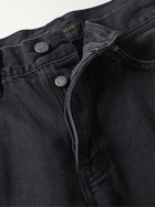 Nudie Jeans - Josh Straight-Leg Organic Denim Shorts - Black