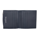 Maison Margiela Navy Calfskin Zip Wallet