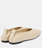 A. Emery Briot leather ballet flats