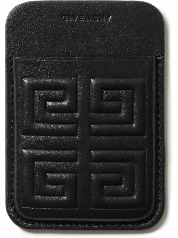 Photo: Givenchy - Magnetic Logo-Debossed Leather Cardholder