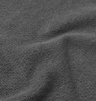 Theory - Riland Waffle-Knit Cotton-Blend Sweater - Gray