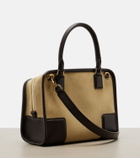 Loewe Amazona 180 Small suede top-handle bag