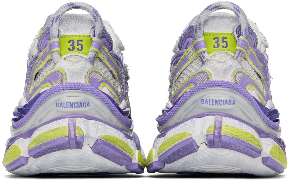 スニーカー BALENCIAGA Women Sneakers 710156 W3CU1 5700 LILAC purple Balenciaga Lilac Triple S Recycled Nylon Sneakers, Brand