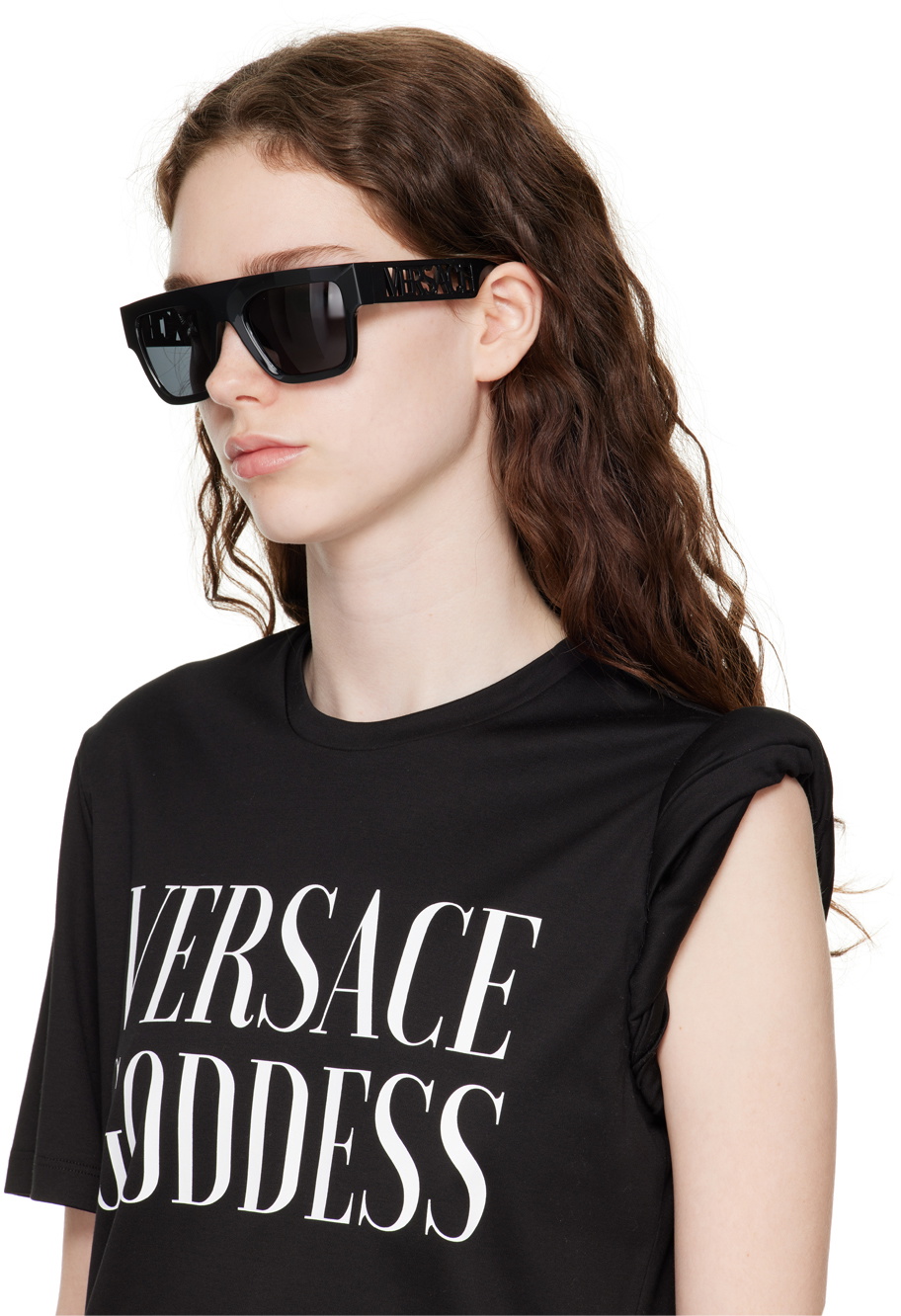 Versace Black Logo Sunglasses Versace