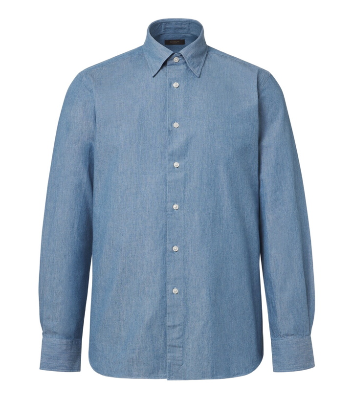Photo: Slowear Cotton chambray shirt