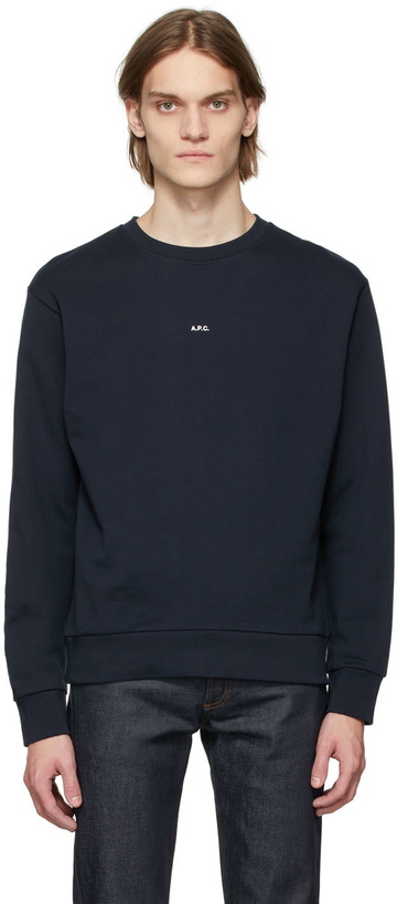 Photo: A.P.C. Navy Steve Sweatshirt