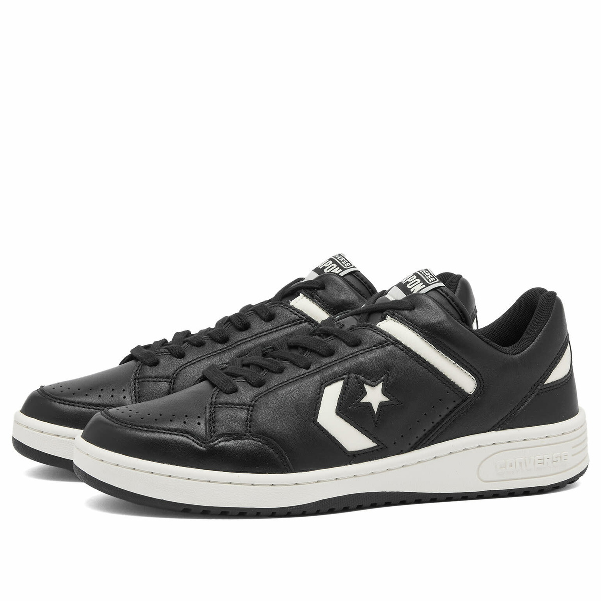 Converse Weapon Ox Sneakers in Black/Egret/Vintage White
