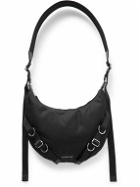 Givenchy - Voyou Buckled Webbing-Trimmed Padded Nylon Messenger Bag