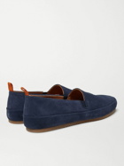 Mulo - Suede Loafers - Blue