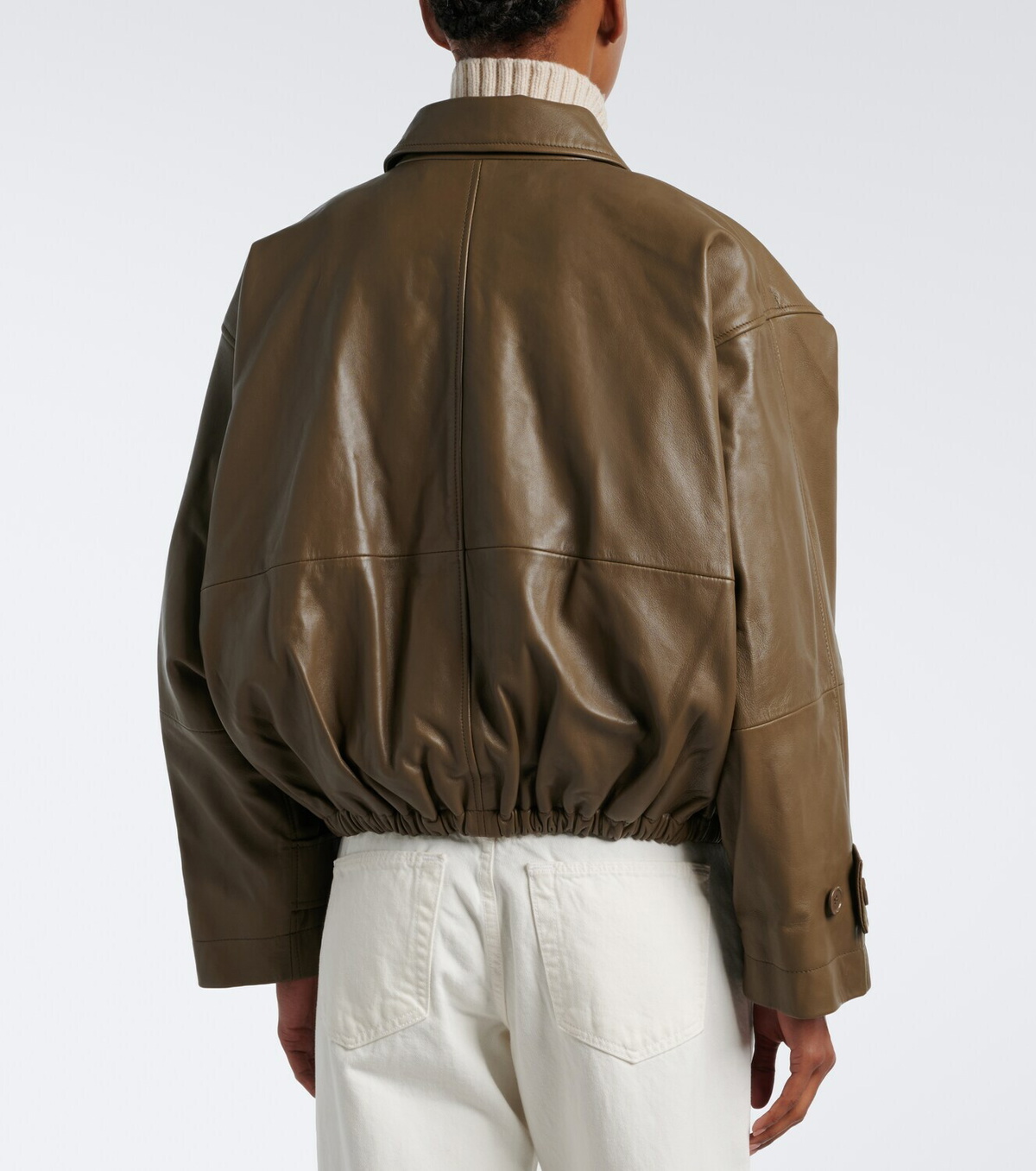 Róhe Leather blouson jacket