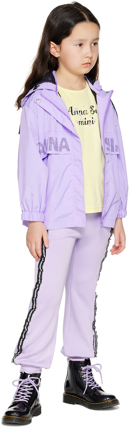 ANNA SUI MINI Kids Purple Mountain Jacket