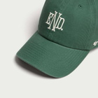 END. Monogram Clean Up Cap in Dark Green