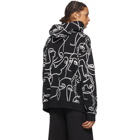 Marcelo Burlon County of Milan Black Faces Hoodie