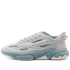 Adidas Men's Ozweego Celox Sneakers in Grey/Solar Red