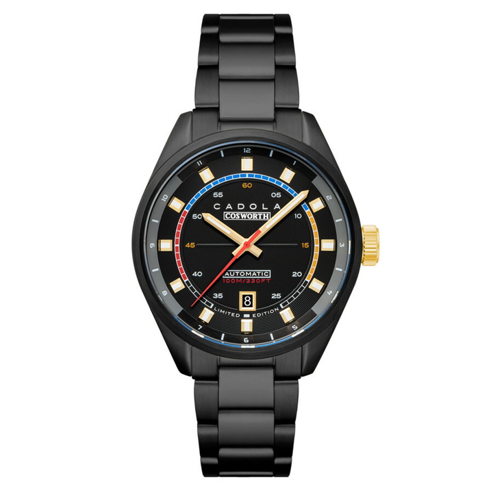 Photo: Cadola Cosworth Automatic Black Dial Mens Watch CD-1025-44