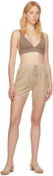 LISA YANG Beige Kiyo Shorts