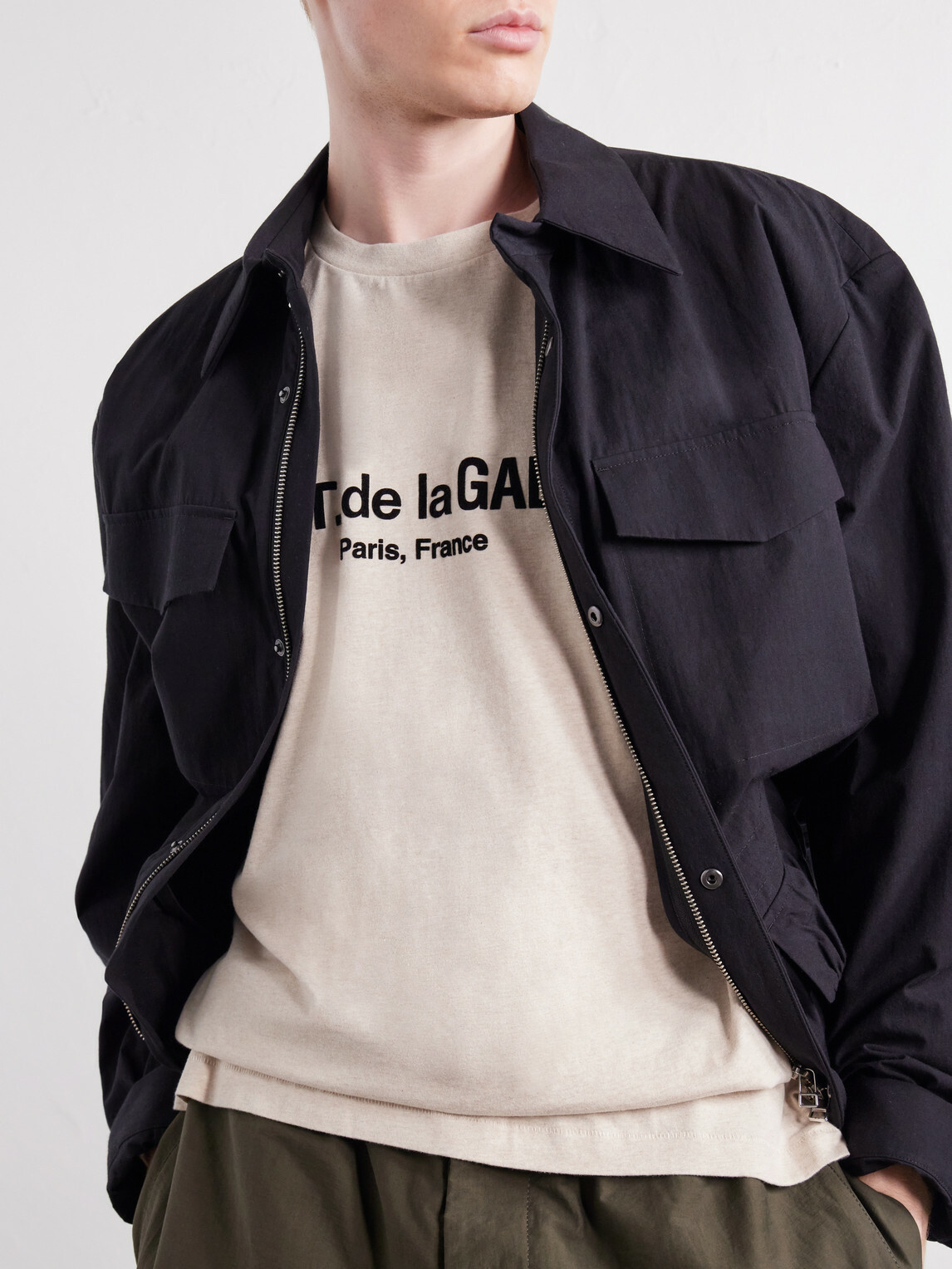 Gallery Dept. - Logo-Appliquéd Cotton-Jersey T-Shirt - Neutrals