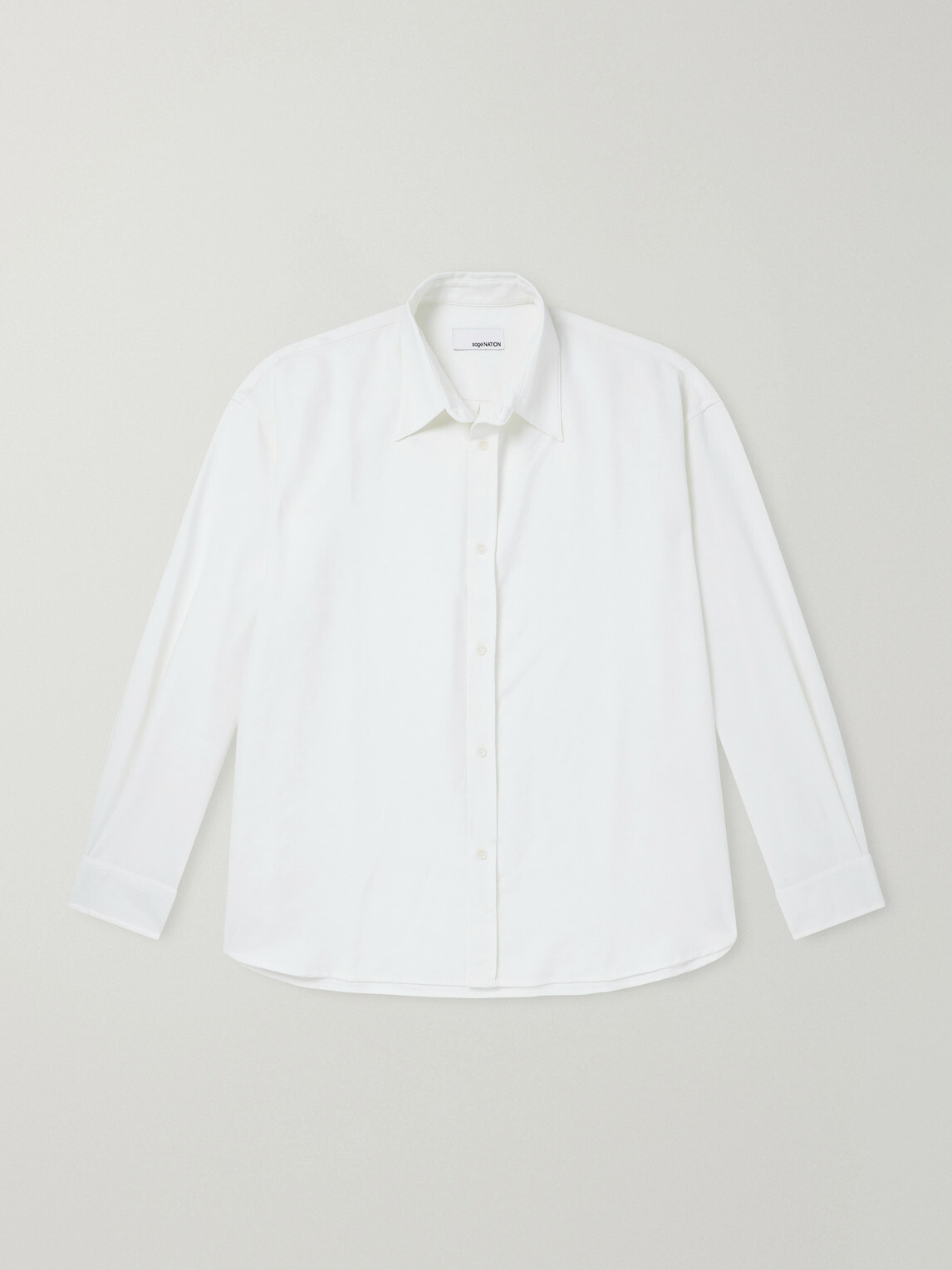 SAGE NATION - Chisholm Poplin Shirt - Neutrals