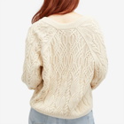 Closed Women's Cable Knit Cardigan in Neutrals