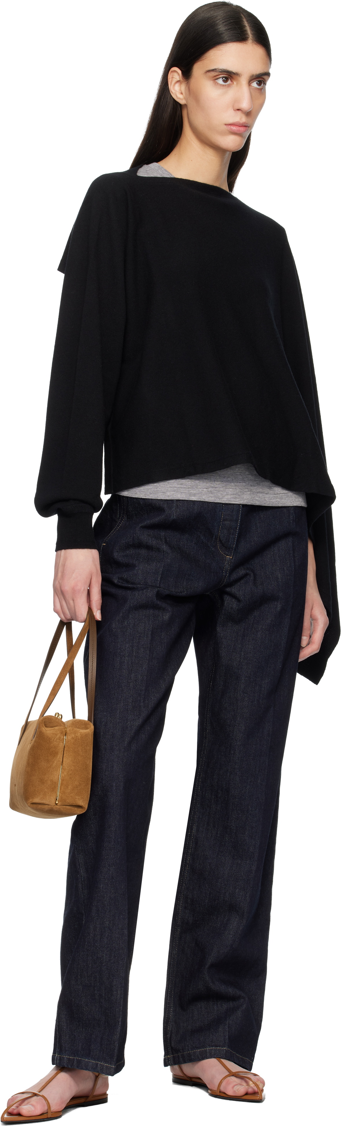 Jil Sander Navy Straight Leg Jeans