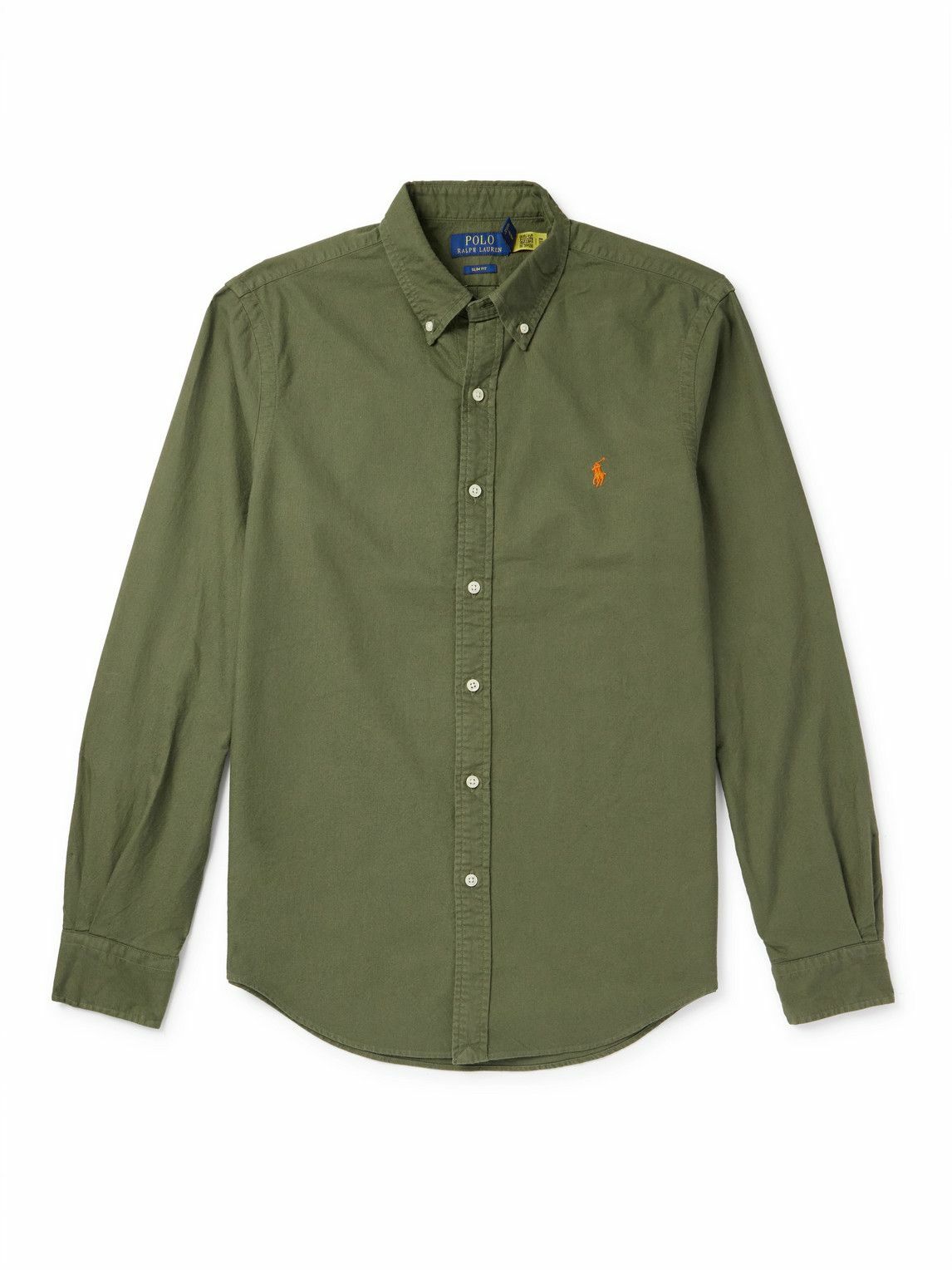 Polo Ralph Lauren - Slim-Fit Button-Down Collar Logo-Embroidered