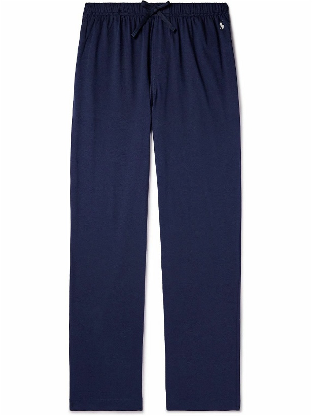 Photo: Polo Ralph Lauren - Straight-Leg Cotton-Jersey Pyjama Trousers - Blue