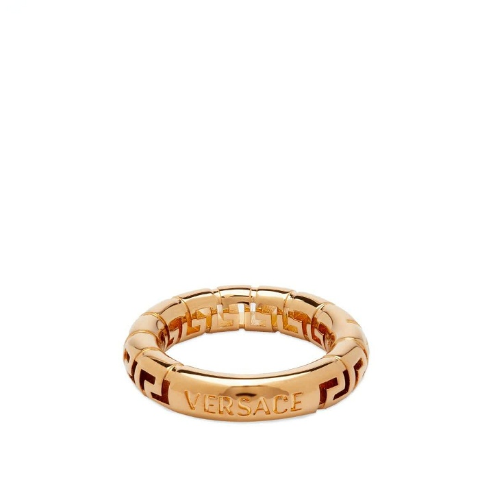 Photo: Versace Women's Star Ring in Versace Gold