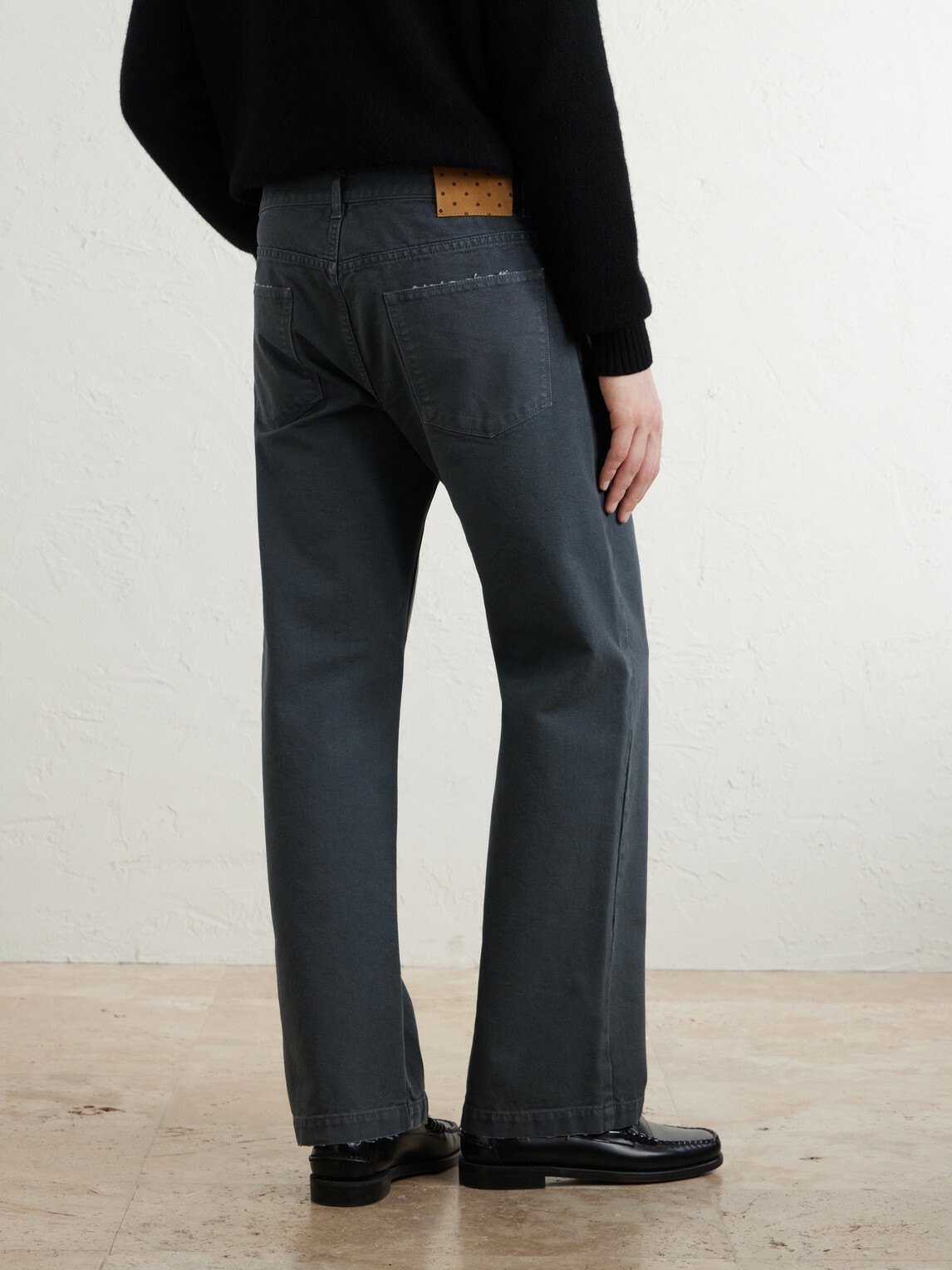 Massimo Alba - Oceano Straight-Leg Cotton Trousers - Gray