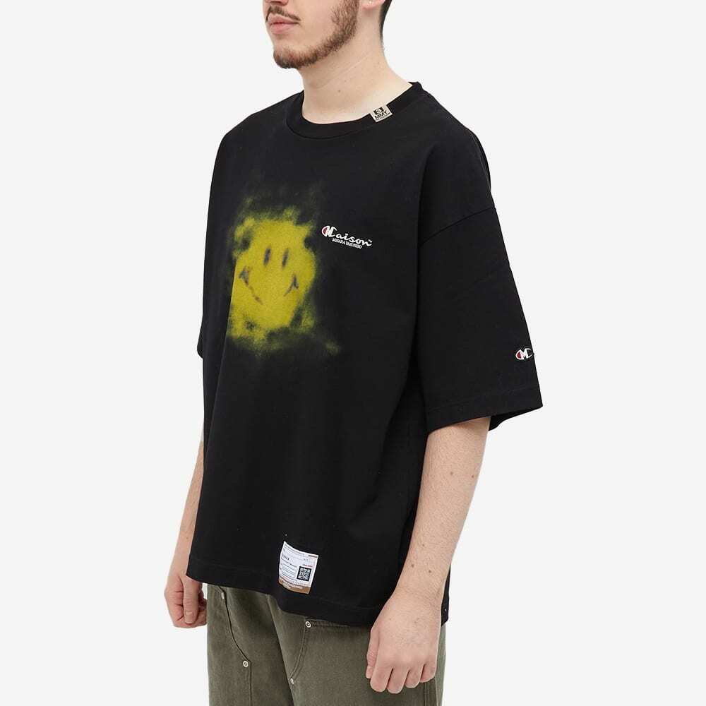 国内発送☆MIHARA YASUHIRO☆Smily Face Printed T-shirt/BLACK Buy Maison Mihara Yasuhiro Smily Face Printed T-Shirt 'Black