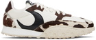 Marine Serre Brown & Off-White Metal Free Leather Ms Rise Sneakers