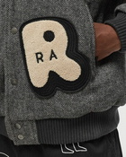 By Parra Rounded Par Varsity Jacket Grey Bomber Jackets