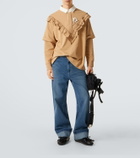 Simone Rocha Crystal-embellished straight jeans