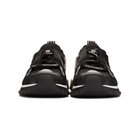 Dolce and Gabbana Black Lace-Up Block Sole Sneakers