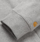 Carhartt WIP - Chase Mélange Fleece-Back Cotton-Blend Jersey Hoodie - Men - Gray