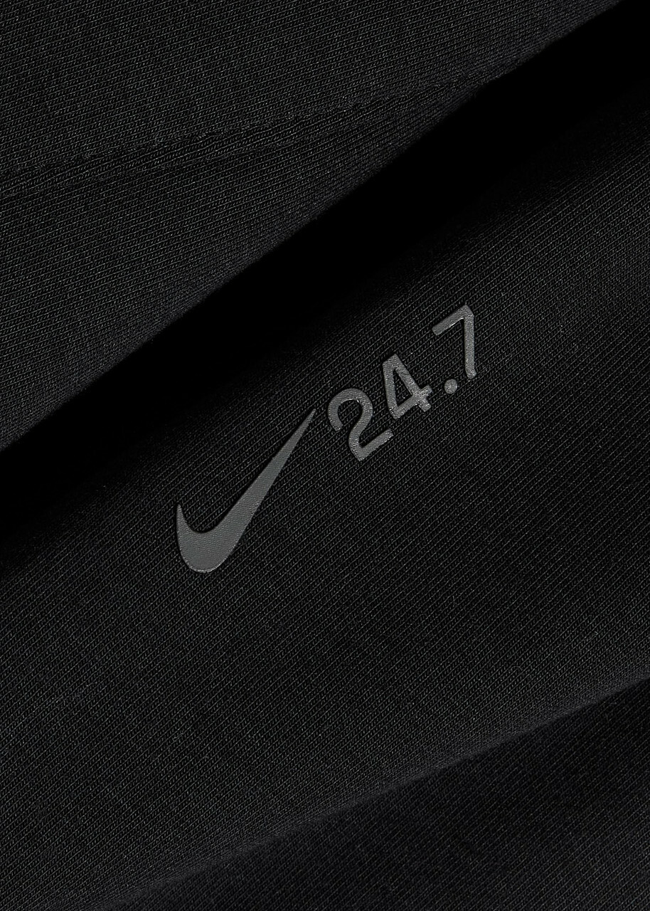 Nike 24.7 Wide Barrel-leg Impossiblysoft Jersey Sweatpants Black