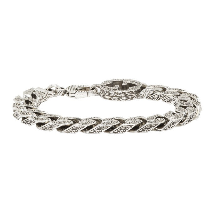 Photo: Gucci Silver Interlocking G Chain Bracelet