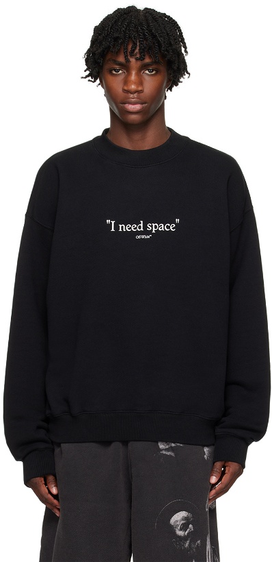 Photo: Off-White Black Give Me Space Sweatshirt