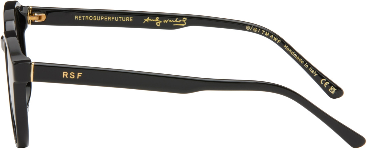 RETROSUPERFUTURE Black 'The Warhol' Sunglasses